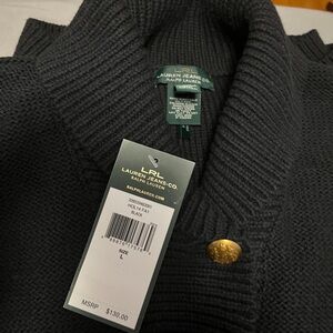 Women’s Black Poncho Sweater